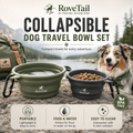 RoveTail™ Collapsible Dog Travel Bowl Set