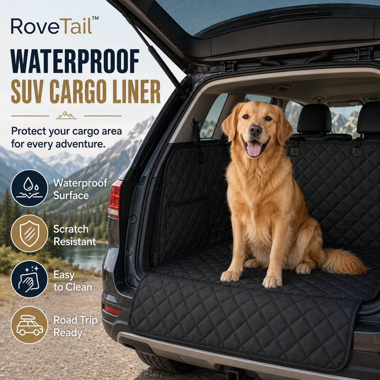 RoveTail™ Waterproof SUV Cargo Liner