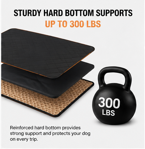RoveTail™ Hard Bottom Dog Back Seat Extender