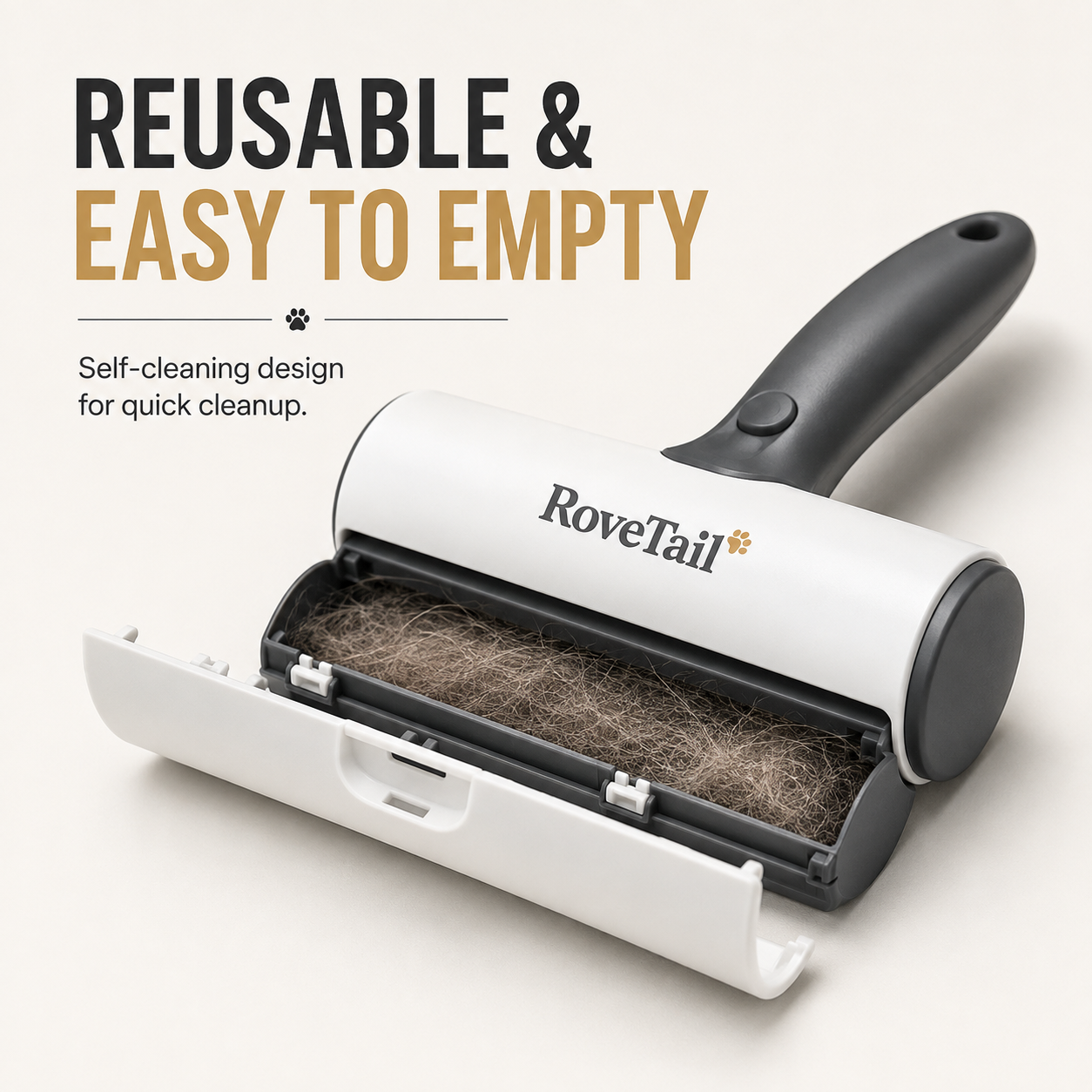 RoveTail™ Pet Hair Remover Roller
