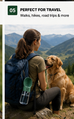 RoveTail™ Portable Dog Travel Water Bottle