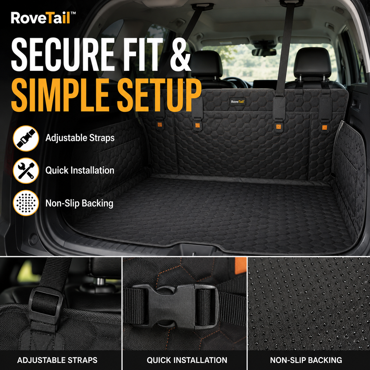 RoveTail™ Waterproof SUV Cargo Liner