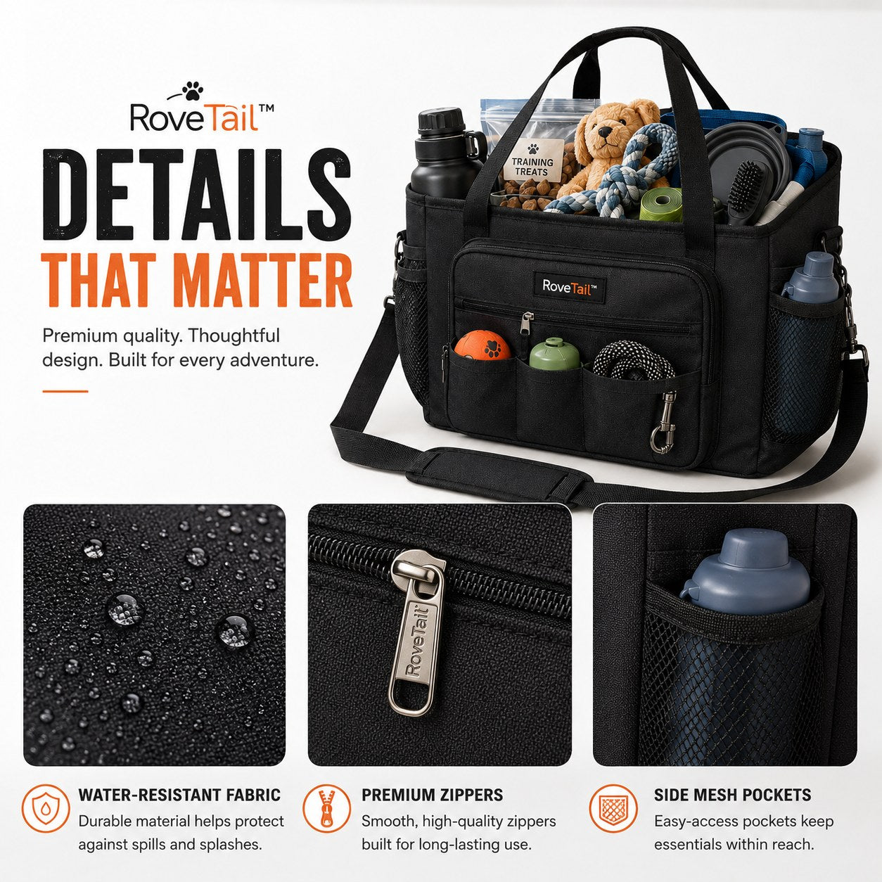 RoveTail™ Dog Travel Organizer Bag