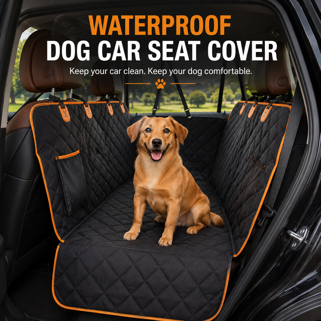 RoveTail™ Waterproof Dog Car Seat Cover
