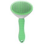 Pet grooming cat brush self-cleaning pet dog massage brush for short and long hair animals