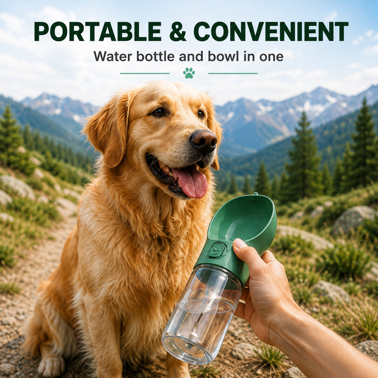 RoveTail™ Portable Dog Travel Water Bottle