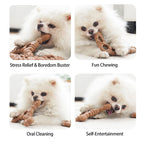 Durable TPR Dog Bone Toy Puppy Teething Stick Self-Entertaining Pet Supplies