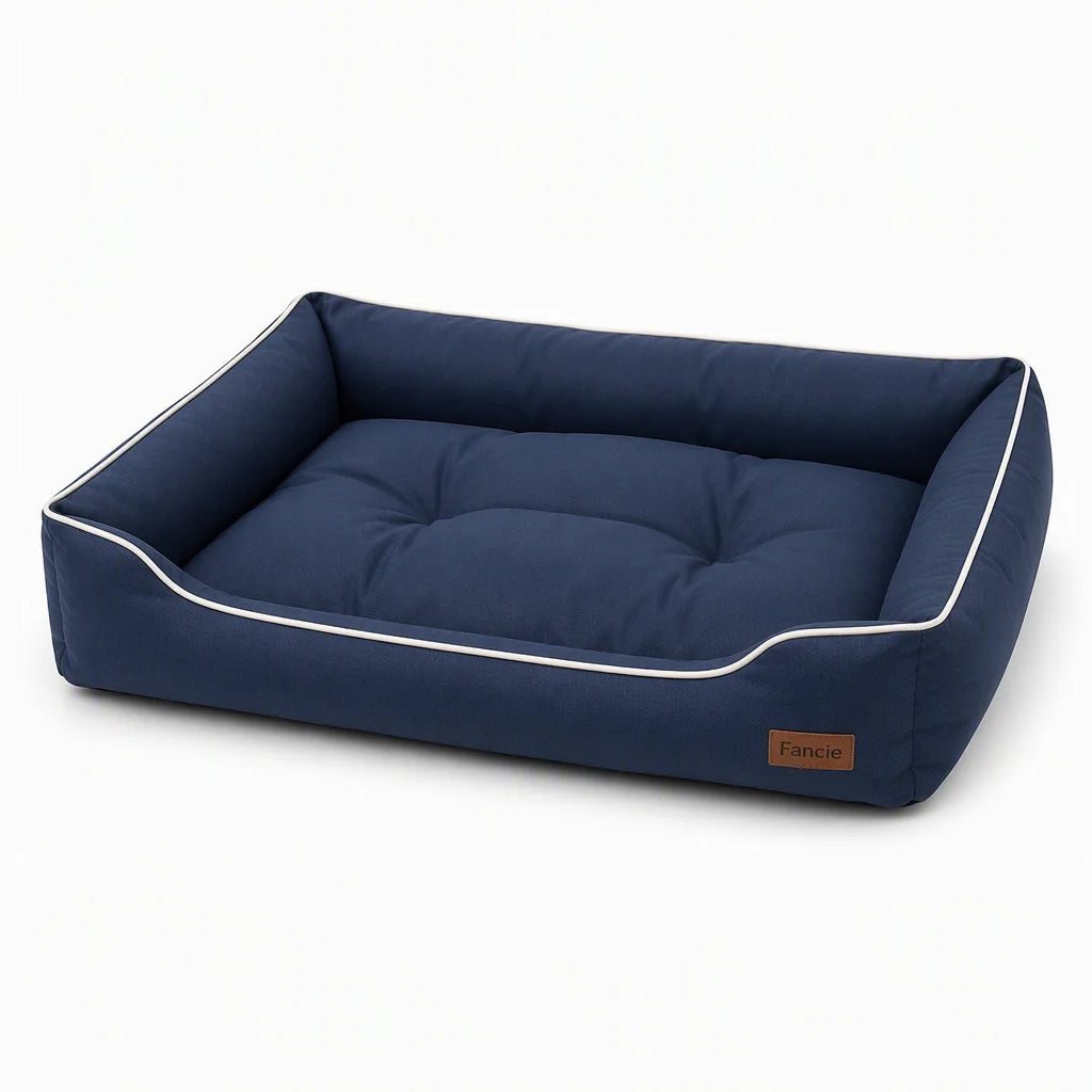 Waterproof Oxford Cloth Pet Sofa Bed Scratch-Resistant Fabric PP Cotton High Resilience Easy Hair Removal Non-Slip Base