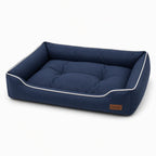 Waterproof Oxford Cloth Pet Sofa Bed Scratch-Resistant Fabric PP Cotton High Resilience Easy Hair Removal Non-Slip Base
