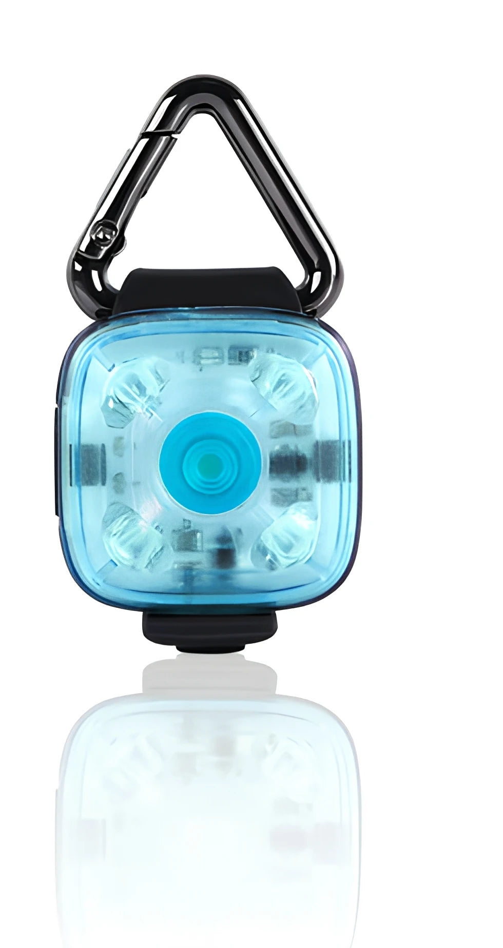 Modern plastic square LED pet luminous pendant - eco-friendly outdoor night safety light, suitable for preventing pets from getting lost during dog night walks