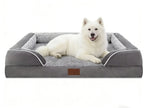 Premium pet bed dog sofa with luxury non-slip base, removable orthopedic large dog bed, washable