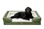 Premium pet bed dog sofa with luxury non-slip base, removable orthopedic large dog bed, washable