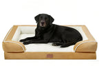 Premium pet bed dog sofa with luxury non-slip base, removable orthopedic large dog bed, washable