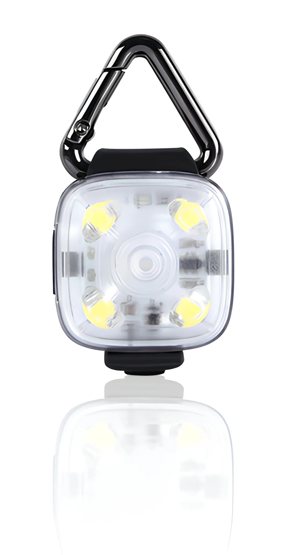 Modern plastic square LED pet luminous pendant - eco-friendly outdoor night safety light, suitable for preventing pets from getting lost during dog night walks