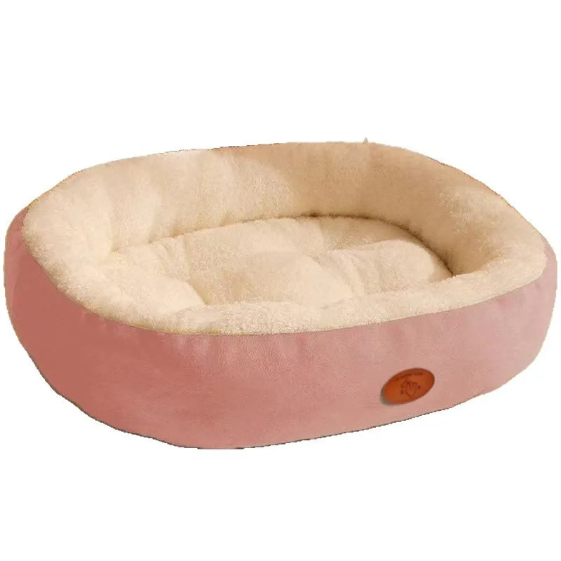 New breathable waterproof oval polyester pet bed, suitable for medium/large dogs and cats, usable all year round, no assembly required