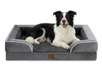 Premium pet bed dog sofa with luxury non-slip base, removable orthopedic large dog bed, washable