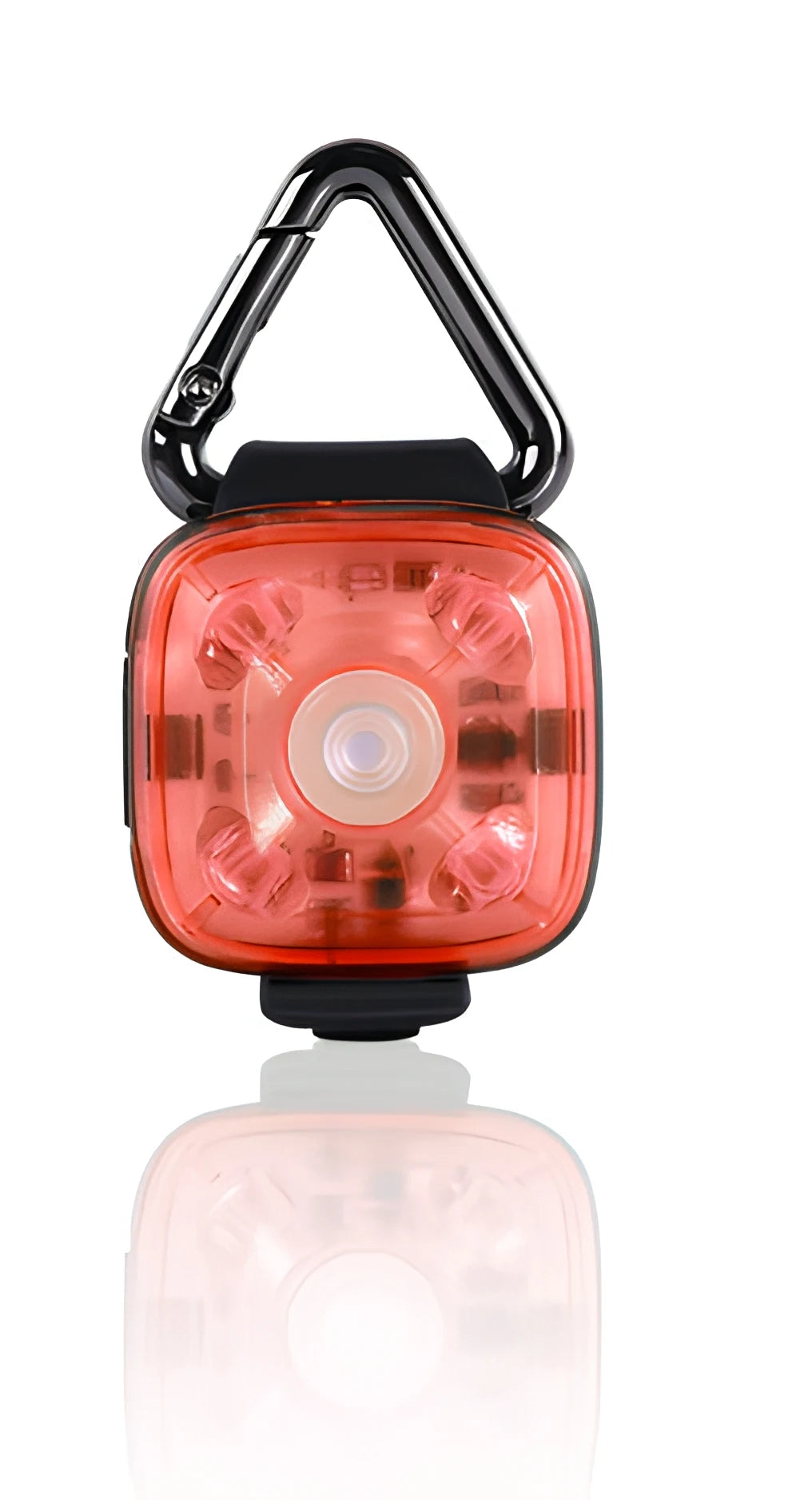 Modern plastic square LED pet luminous pendant - eco-friendly outdoor night safety light, suitable for preventing pets from getting lost during dog night walks