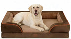 Premium pet bed dog sofa with luxury non-slip base, removable orthopedic large dog bed, washable