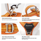 Dog Leash Shock Absorbing Nylon Sports Fashion Pet Harness Outdoor Adjustable Environmental Protection Reflective Wear-Resistant Two-in-One