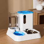 Cat Automatic Feeder and Waterer Portable 2-in-1 Large Capacity Waterproof Indoor/Outdoor Pet Supplies Accessories