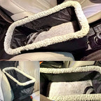 Breathable Adjustable Portable Zip-Up Elevated Seat with Removable Car Center Console Armrest Pet Harness for Small Dogs and Cats