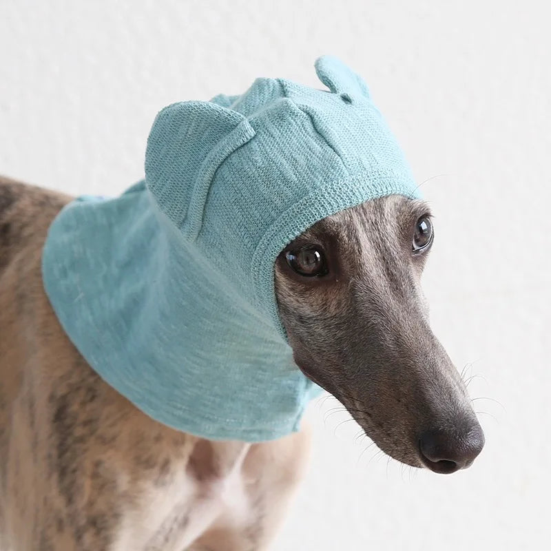 Cute Knitted Dog Hat, Windproof and Warm Pet Headwear, Soft Christmas Accessories for Large Dogs