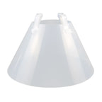 Adjustable lightweight Elizabethan dog collar, comfortable plastic soft dog cone for postoperative recovery