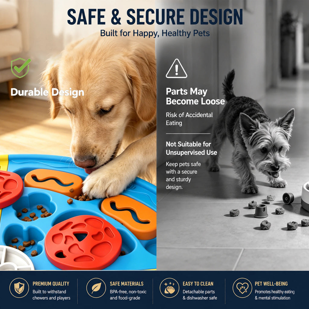 Pet feeding toy, food-grade safe material, interactive foraging toy suitable for daily pet activities
