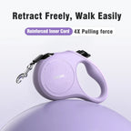 Automatic dog accessories hands-free heavy-duty custom dog lead custom nylon retractable dog leash