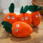 Dog Bone Chicken Leg Fruit Carrot Plush Squeaky Anti-Chew Pet Toys for Dogs and Cats