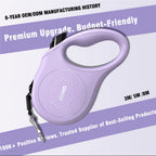 Automatic dog accessories hands-free heavy-duty custom dog lead custom nylon retractable dog leash