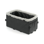 Breathable Adjustable Portable Zip-Up Elevated Seat with Removable Car Center Console Armrest Pet Harness for Small Dogs and Cats