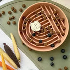 Silicone food accessory products Slow feeder Dog intelligence bowl Licking mat Pet bowl Feeder