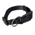 Unique Fashion Custom Woven Striped Ribbon Pet Dog Accessories Collar LOGO Waterproof Nylon AirTag Adjustable Quick Release Buckle