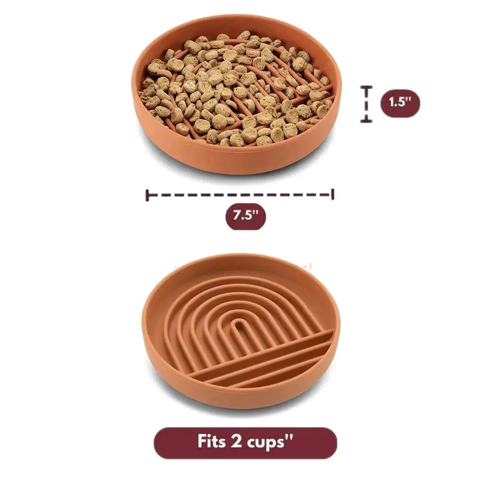 Silicone food accessory products Slow feeder Dog intelligence bowl Licking mat Pet bowl Feeder