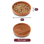 Silicone food accessory products Slow feeder Dog intelligence bowl Licking mat Pet bowl Feeder