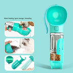4-in-1 Dog Water Bottle Cat Supplies Pet Supplies with Poop Scoop and Poop Bags Dog Pet Portable Water Dispenser Bowl
