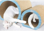All Paws 3-in-1 Cat Accessories Cave Scratcher Lounge Cardboard Cat Scratcher Durable Cat Scratcher with Catnip