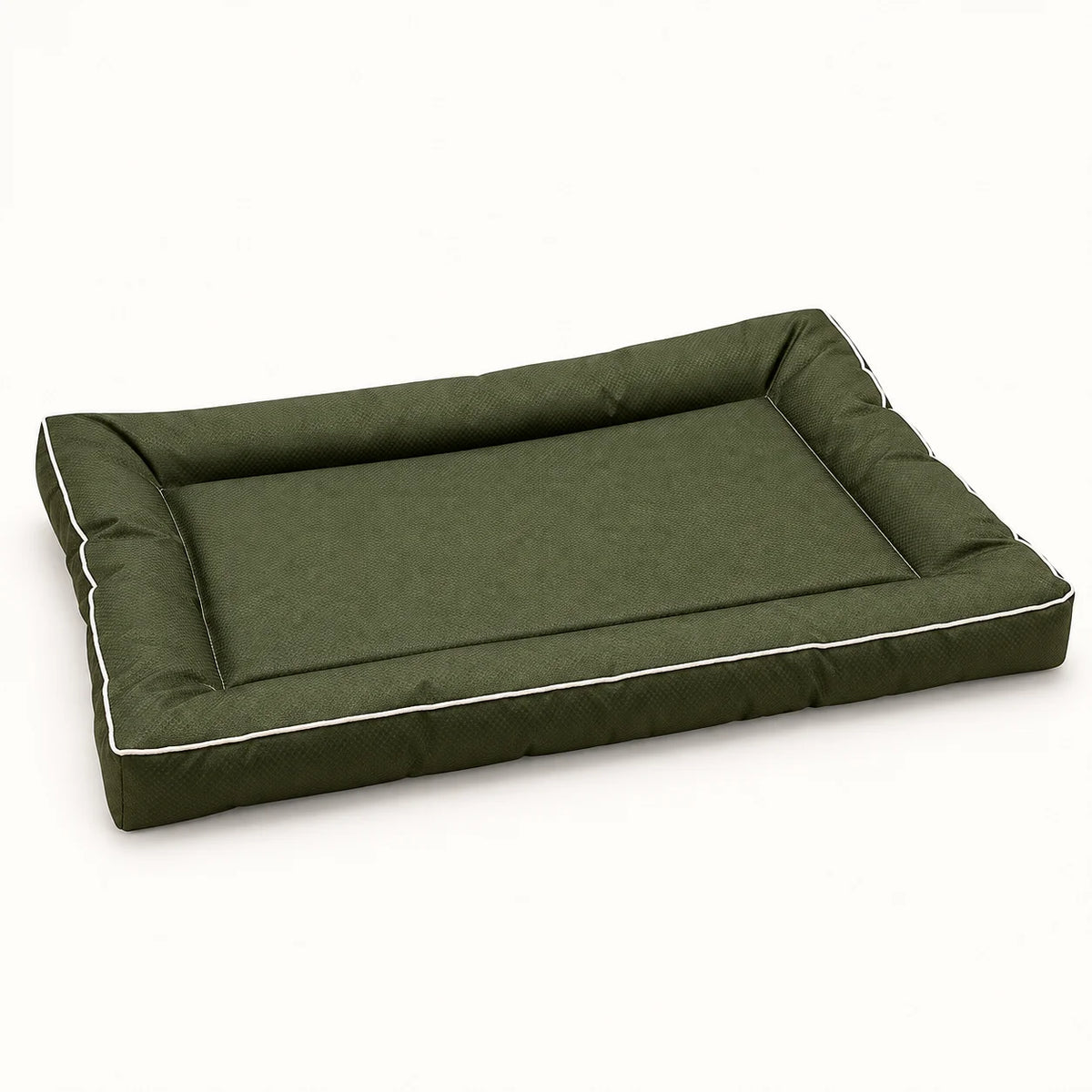 Waterproof and durable Oxford cloth dog bed, non-slip surface, sturdy rectangular design, suitable for cats and dogs