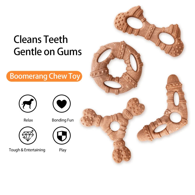 Durable TPR Dog Bone Toy Puppy Teething Stick Self-Entertaining Pet Supplies