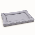 Waterproof and durable Oxford cloth dog bed, non-slip surface, sturdy rectangular design, suitable for cats and dogs