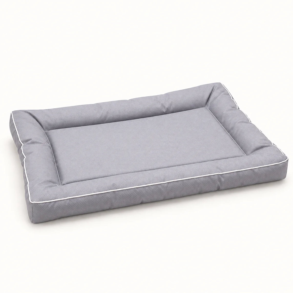 Waterproof and durable Oxford cloth dog bed, non-slip surface, sturdy rectangular design, suitable for cats and dogs