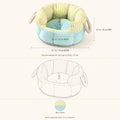 Multi-functional pet car seat, harness and small dog bed