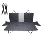 Quilted dog car seat covers with hammock and bench styles, suitable for the rear seat
