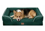 Premium pet bed dog sofa with luxury non-slip base, removable orthopedic large dog bed, washable