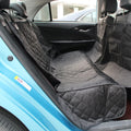 Quilted dog car seat covers with hammock and bench styles, suitable for the rear seat