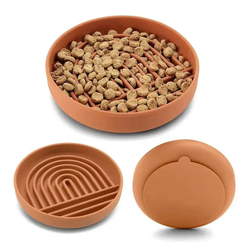 Silicone food accessory products Slow feeder Dog intelligence bowl Licking mat Pet bowl Feeder