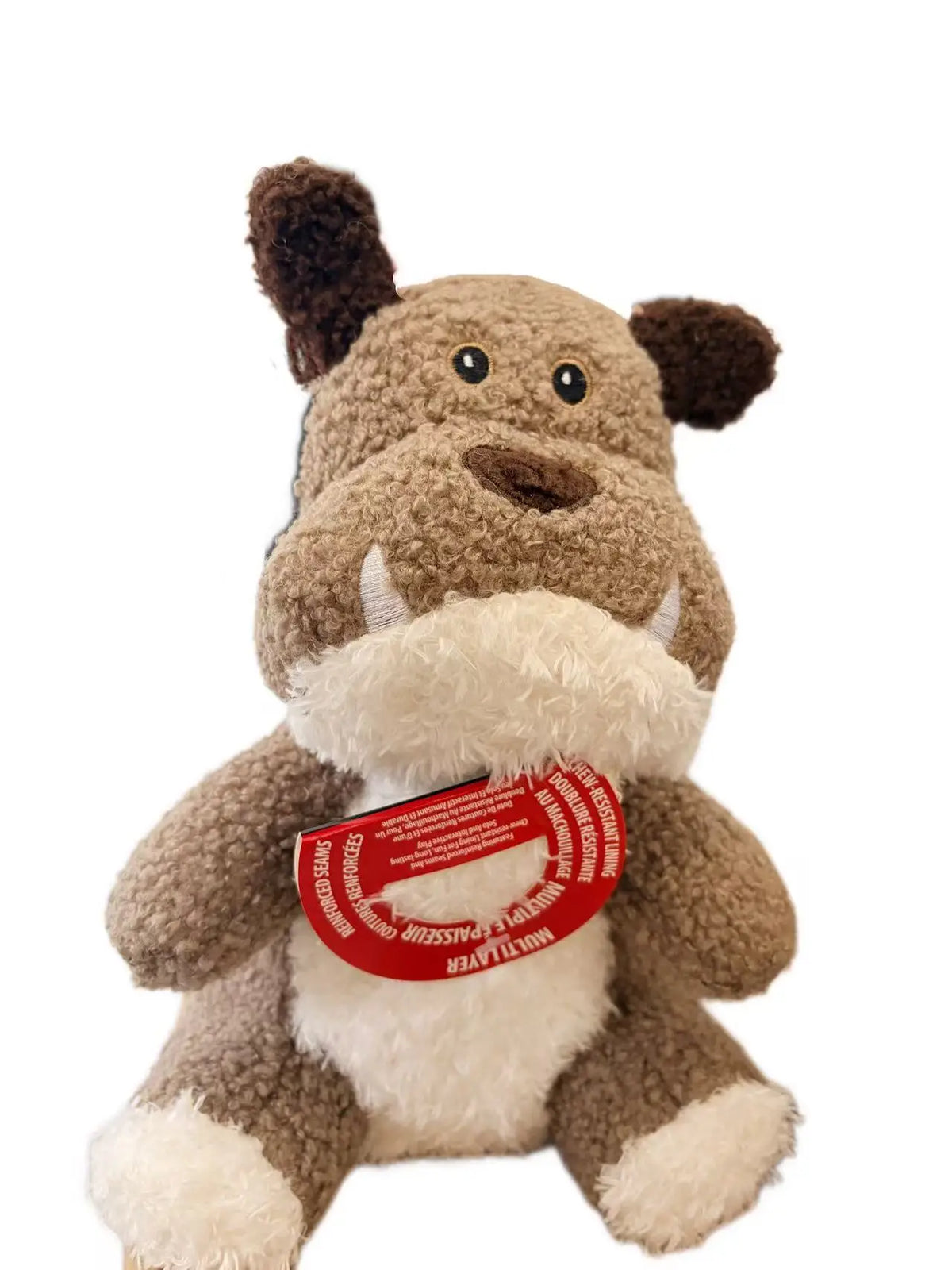 Pet dog plush chew toy, with squeaking sound, can relieve boredom and provide interactive fun