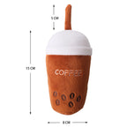 Pet Accessories Bubble Tea-shaped Dog Plush Toy Interactive Cup Puppy Squeaky Toy