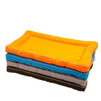 Waterproof and durable Oxford cloth dog bed, non-slip surface, sturdy rectangular design, suitable for cats and dogs